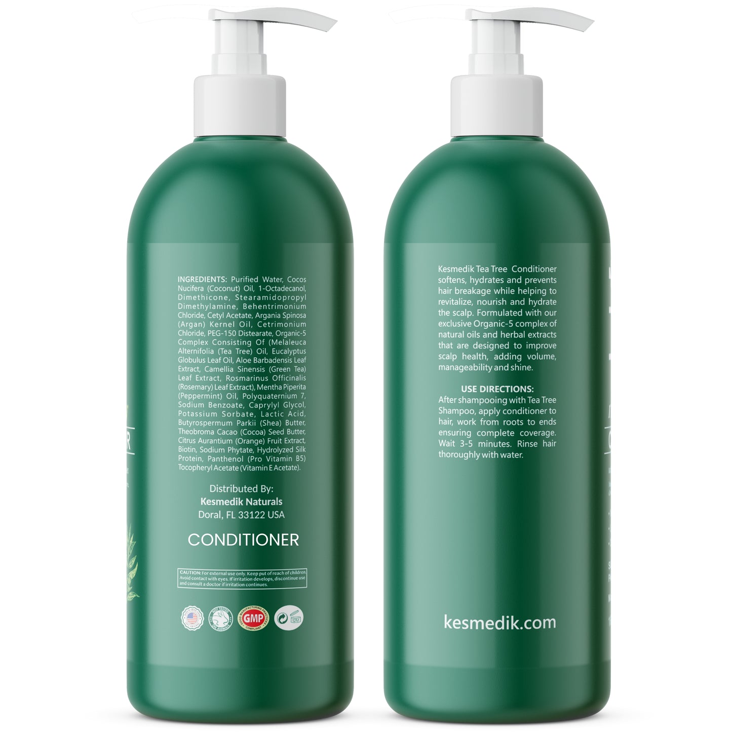 Tea Tree Shampoo & Conditioner MaxTherapy Set – Itchy Scalp & Clarifying Care, 16 oz