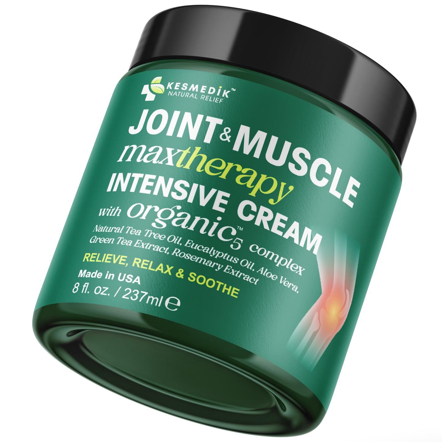 Joint & Muscle MaxTherapy Cream with Arnica, Tea Tree & Eucalyptus – 8 oz