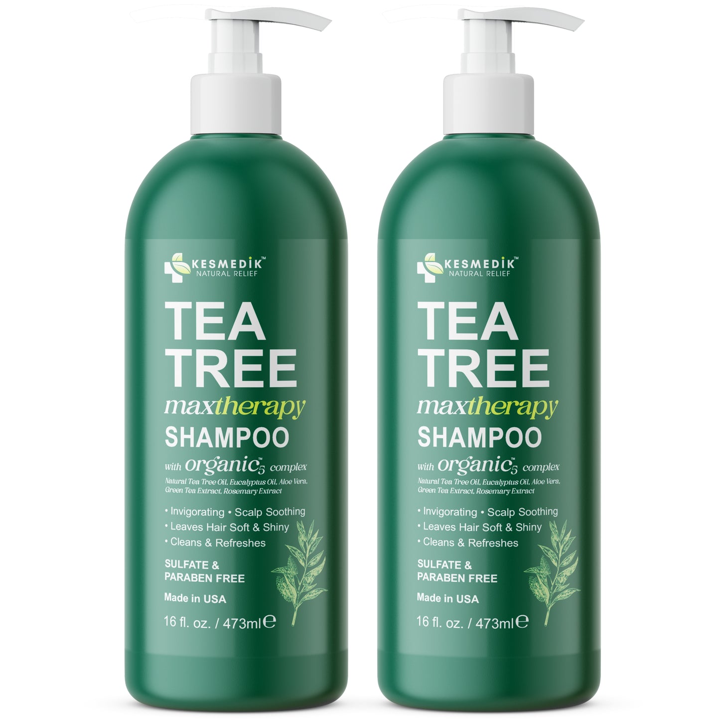 Tea Tree Shampoo MaxTherapy – Clarifying & Itchy Scalp Relief, 16 oz