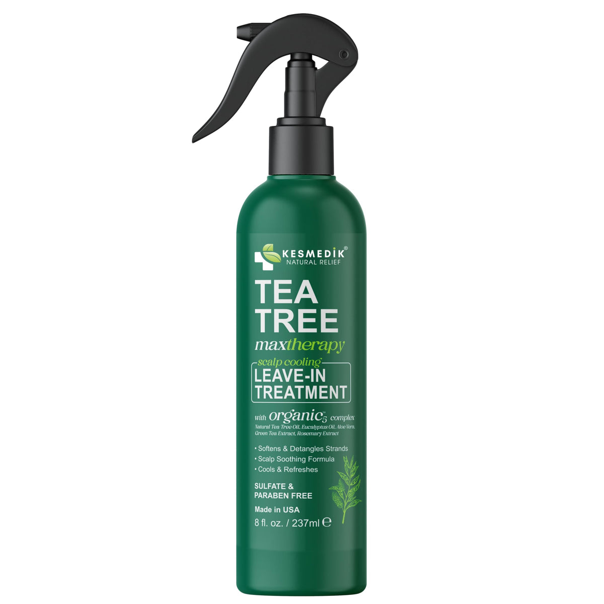 Tea Tree Oil Leave-In Conditioner Detangler Spray – Frizz Control & Scalp Relief, 8 oz – Amazon gallery 8