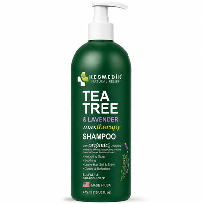 Tea Tree & Lavender Shampoo – Soothes Dry, Itchy Scalp, 16 fl oz – Amazon gallery 7
