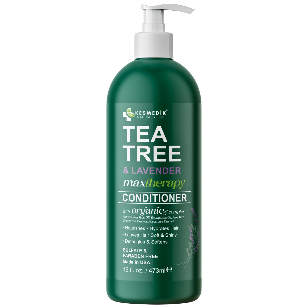Tea Tree & Lavender Conditioner – Hydrates & Soothes Scalp, 16 fl oz – Amazon gallery 7