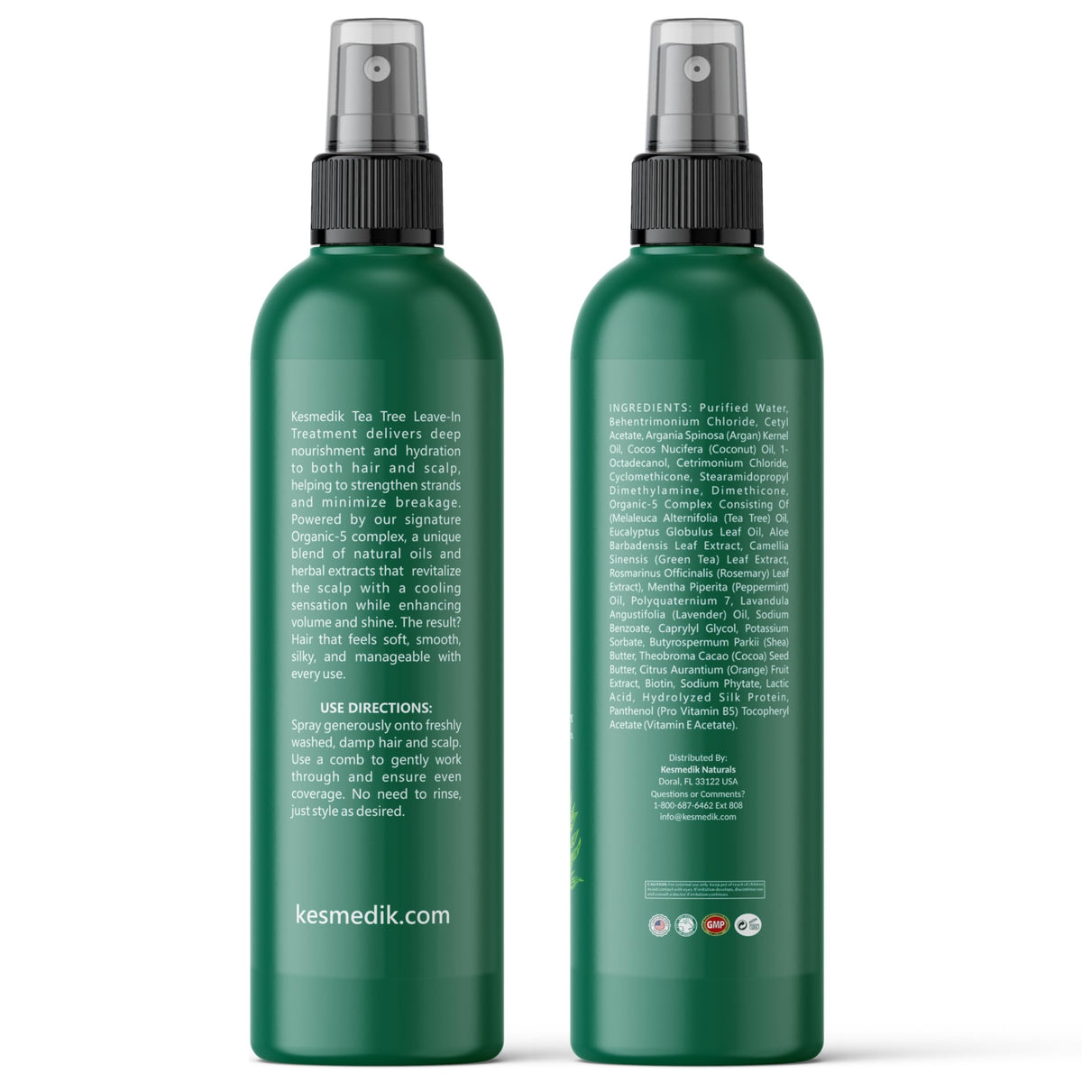 Tea Tree Oil Leave-In Conditioner Detangler Spray – Frizz Control & Scalp Relief, 8 oz – Amazon gallery 7