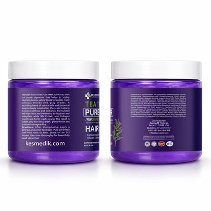Tea Tree Purple Hair Mask – 8 fl oz – product information 8