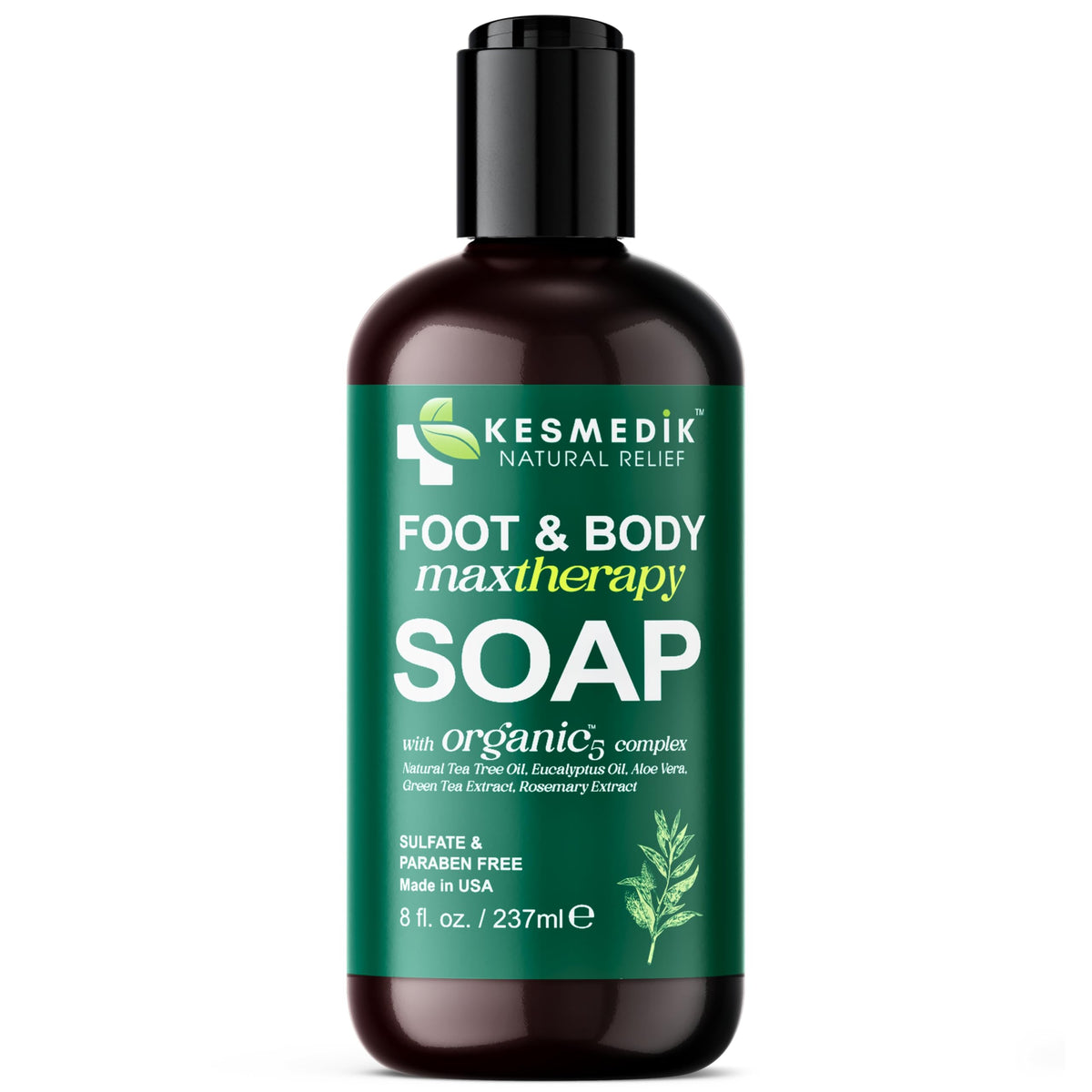Tea Tree Oil Foot & Body Soap – Deep Cleansing, Anti‑Odor & Itch Relief, 8 oz – Amazon gallery 8