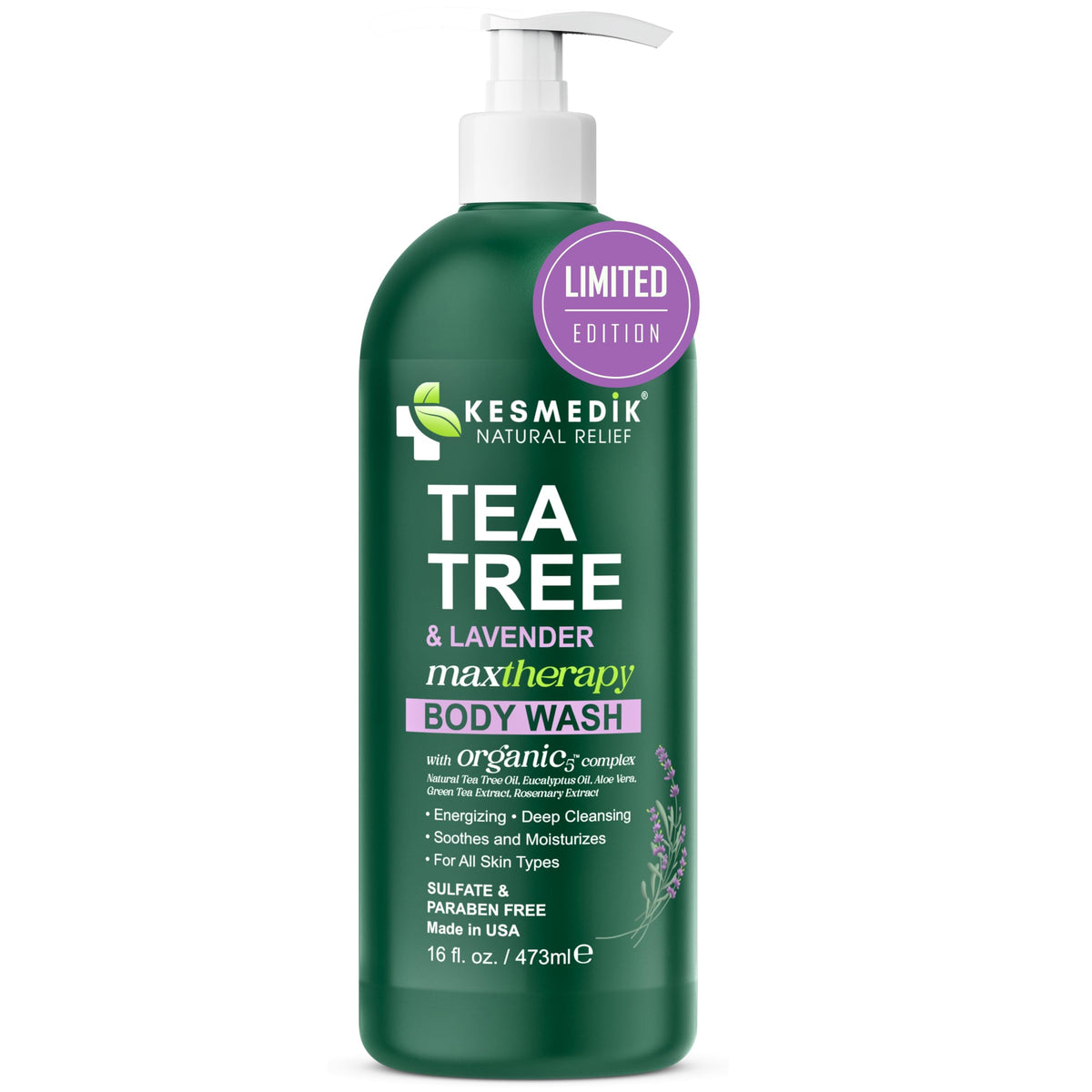 Tea Tree & Lavender Body Wash MaxTherapy – Limited Edition, 16 oz – Amazon gallery 7