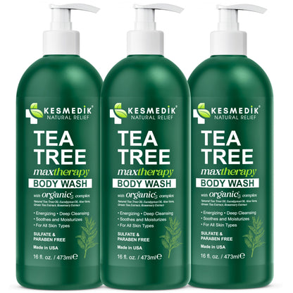 Tea Tree Body Wash MaxTherapy – 3-Pack, 16 fl oz Each – product information 7