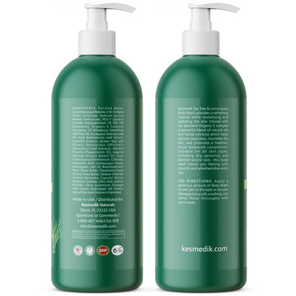 Tea Tree & Lemongrass Body Wash MaxTherapy – Limited Edition, 16 oz – Amazon gallery 8