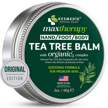Tea Tree Oil Balm MaxTherapy, Soothing Ointment for Skin Relief, 2 oz – main product image