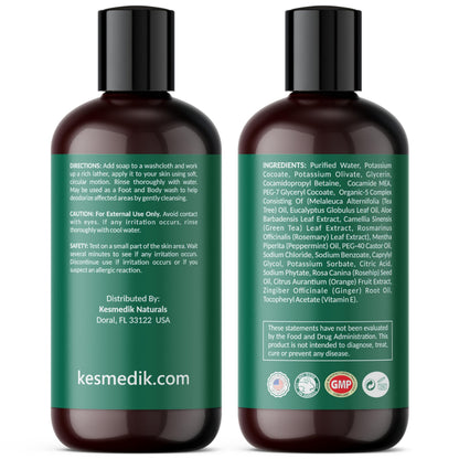 Tea Tree Oil Foot & Body Soap – Deep Cleansing, Anti‑Odor & Itch Relief, 8 oz – Amazon gallery 7