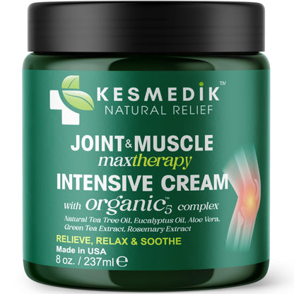 Joint & Muscle MaxTherapy Cream with Arnica, Tea Tree & Eucalyptus – 8 oz – main product image