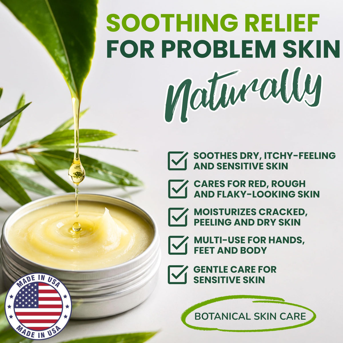 Tea Tree Oil Balm MaxTherapy, Soothing Ointment for Skin Relief, 2 oz – Amazon gallery 2