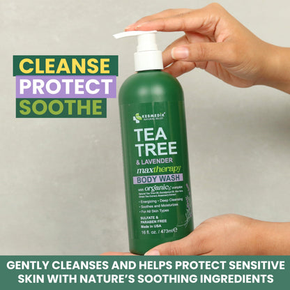 Tea Tree & Lavender Body Wash MaxTherapy – Limited Edition, 16 oz – Amazon gallery 5