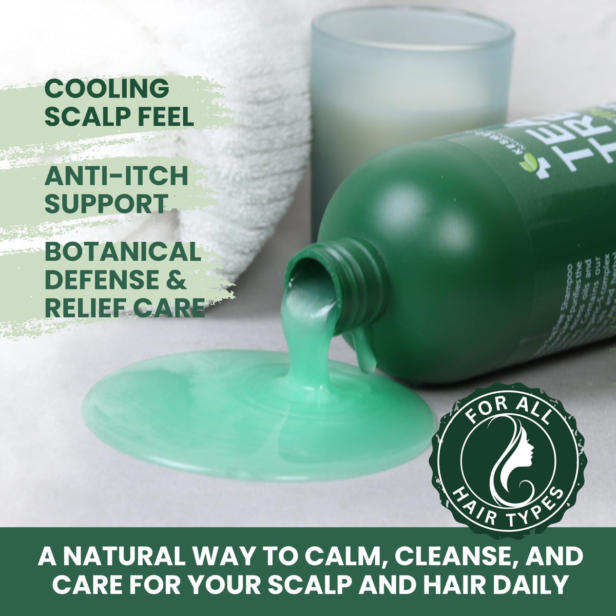 Tea Tree & Lavender Shampoo – Soothes Dry, Itchy Scalp, 16 fl oz – Amazon gallery 2