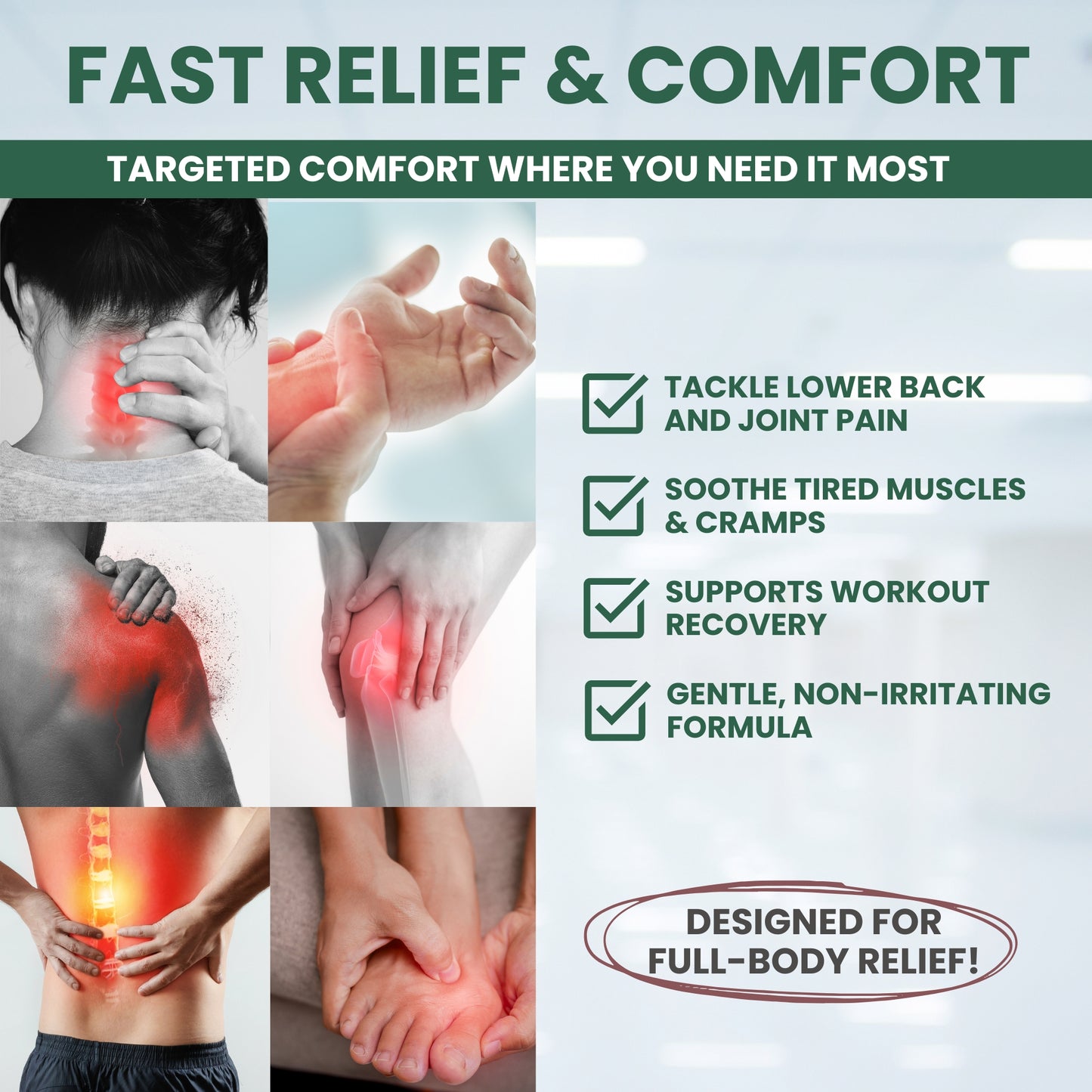 Joint & Muscle MaxTherapy Cream with Arnica, Tea Tree & Eucalyptus – 8 oz