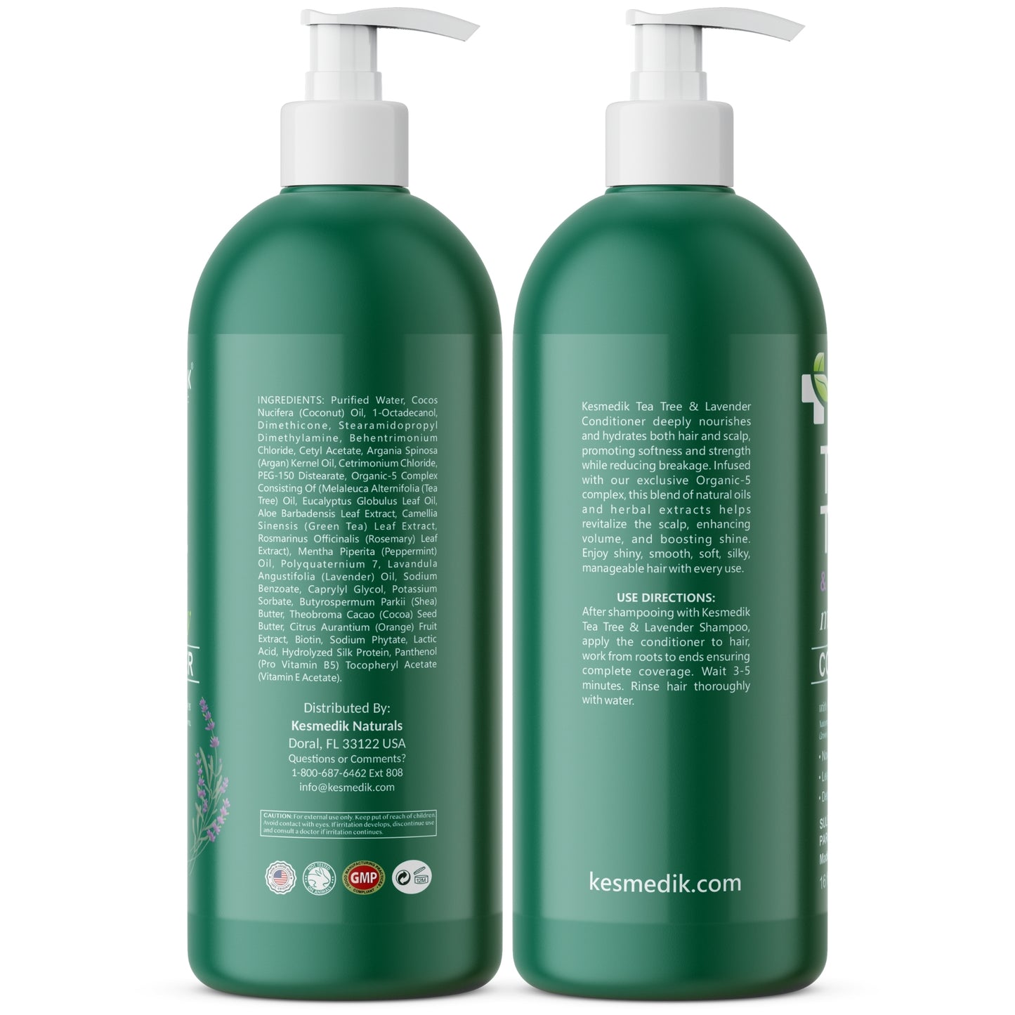 Tea Tree & Lavender Conditioner – Hydrates & Soothes Scalp, 16 fl oz