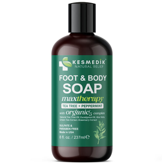 Tea Tree Oil Foot & Body Soap – Deep Cleansing, Anti‑Odor & Itch Relief, 8 oz
