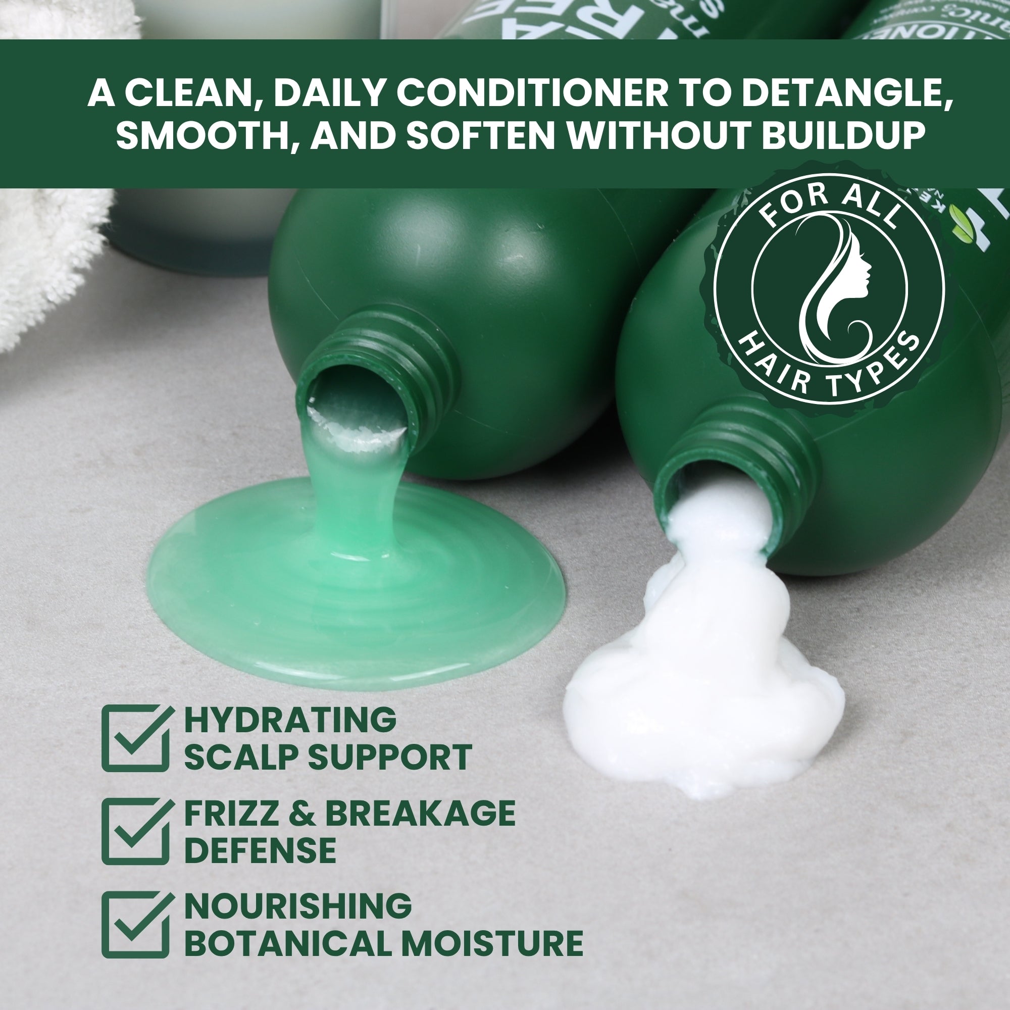 Tea Tree Conditioner for Dry, Itchy Scalp & Hair Hydration
