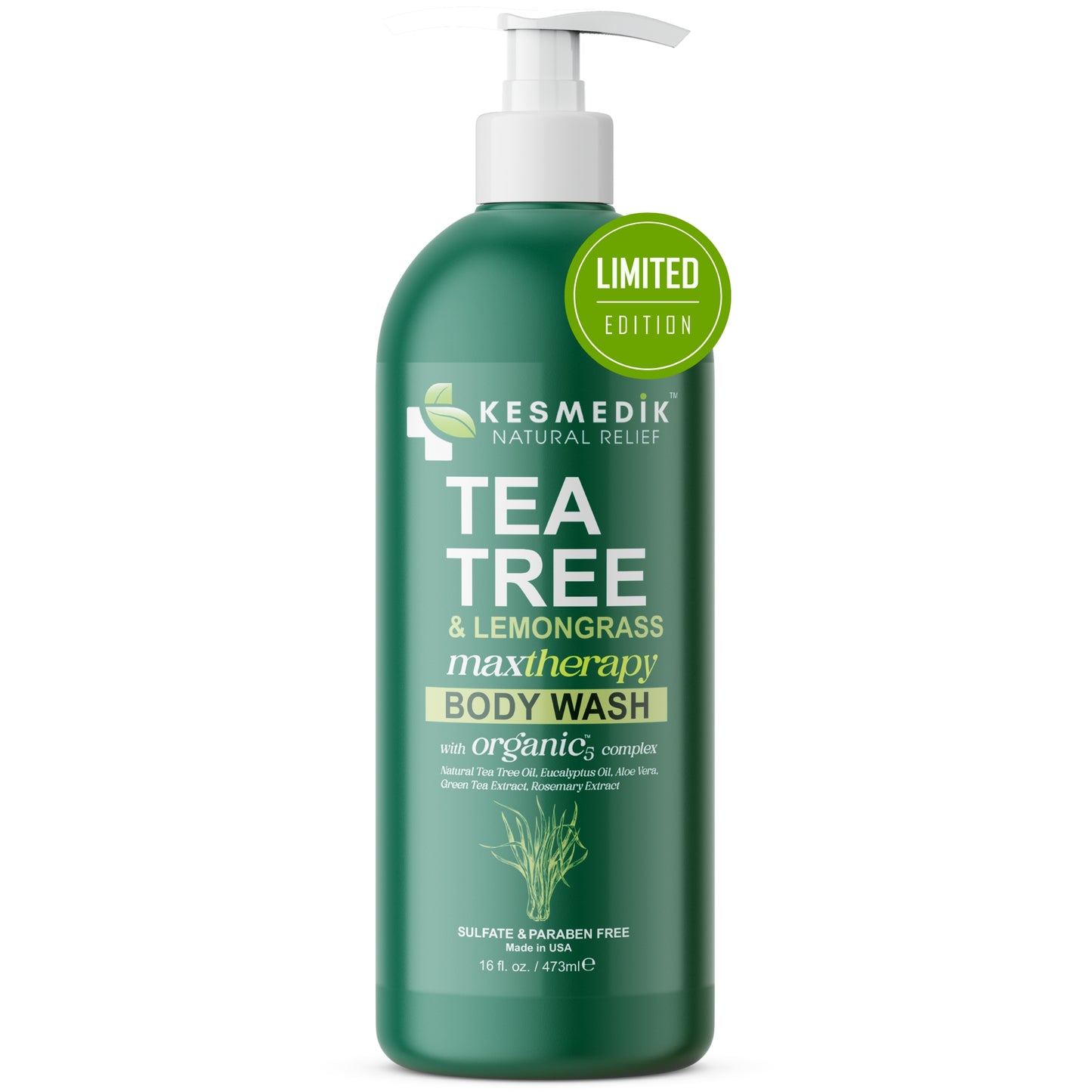 Tea Tree & Lemongrass Body Wash MaxTherapy – Limited Edition, 16 oz