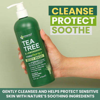 Tea Tree & Lemongrass Body Wash MaxTherapy – Limited Edition, 16 oz