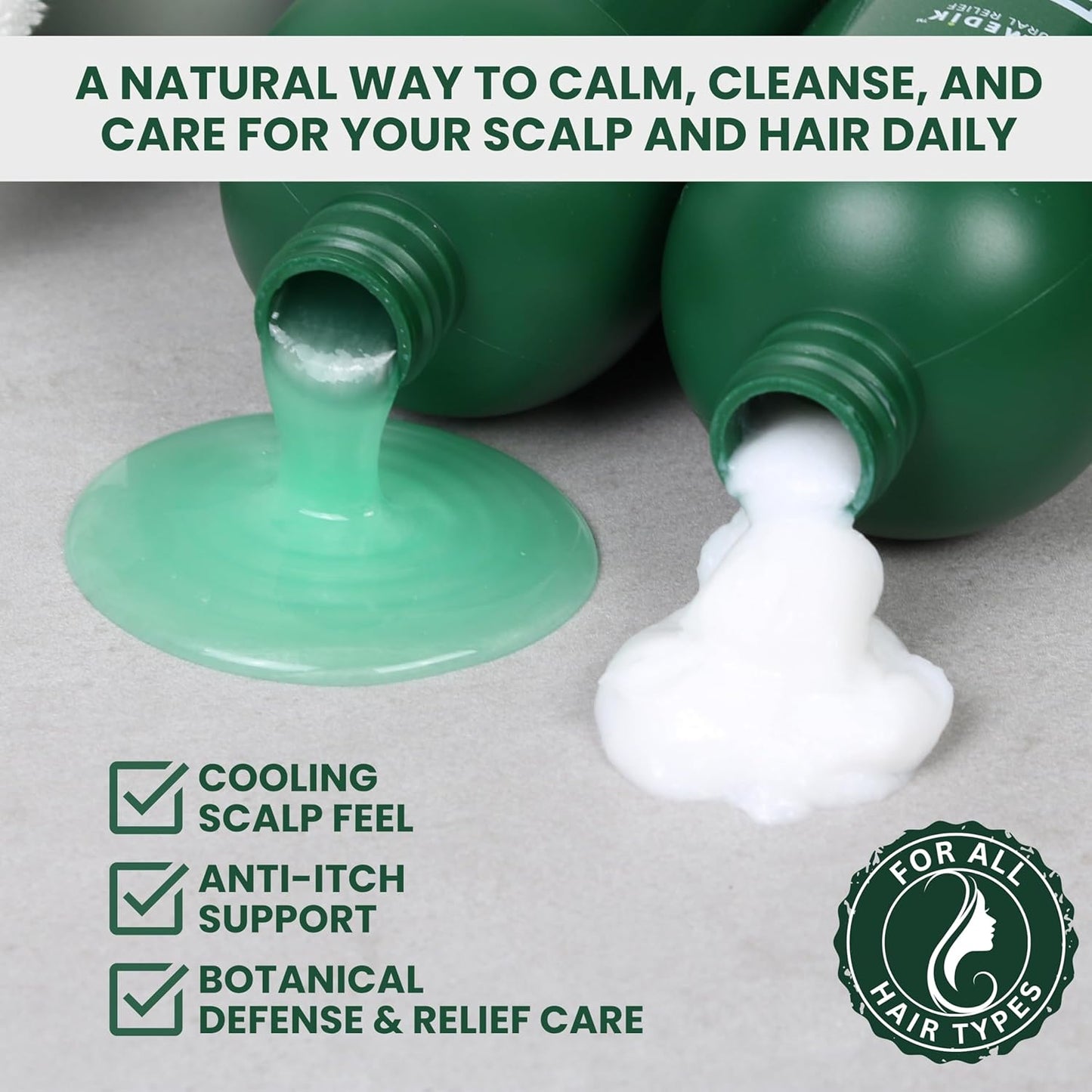 Tea Tree Lavender Shampoo & Conditioner Set – Scalp Soothing & Clarifying, 16 oz