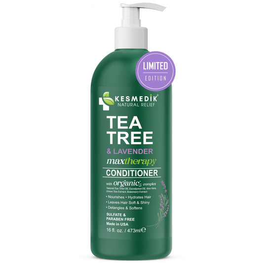 Tea Tree & Lavender Conditioner – Hydrates & Soothes Scalp, 16 fl oz